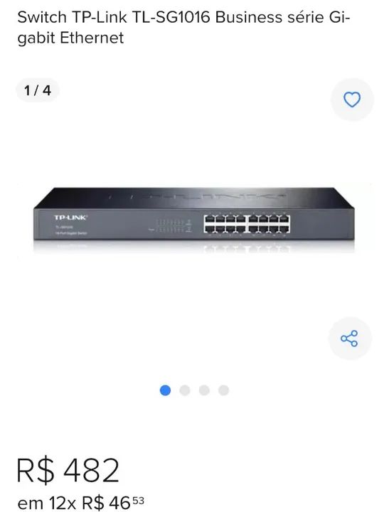 SWITCH TP-LINK 16 PORTAS - Foto 2