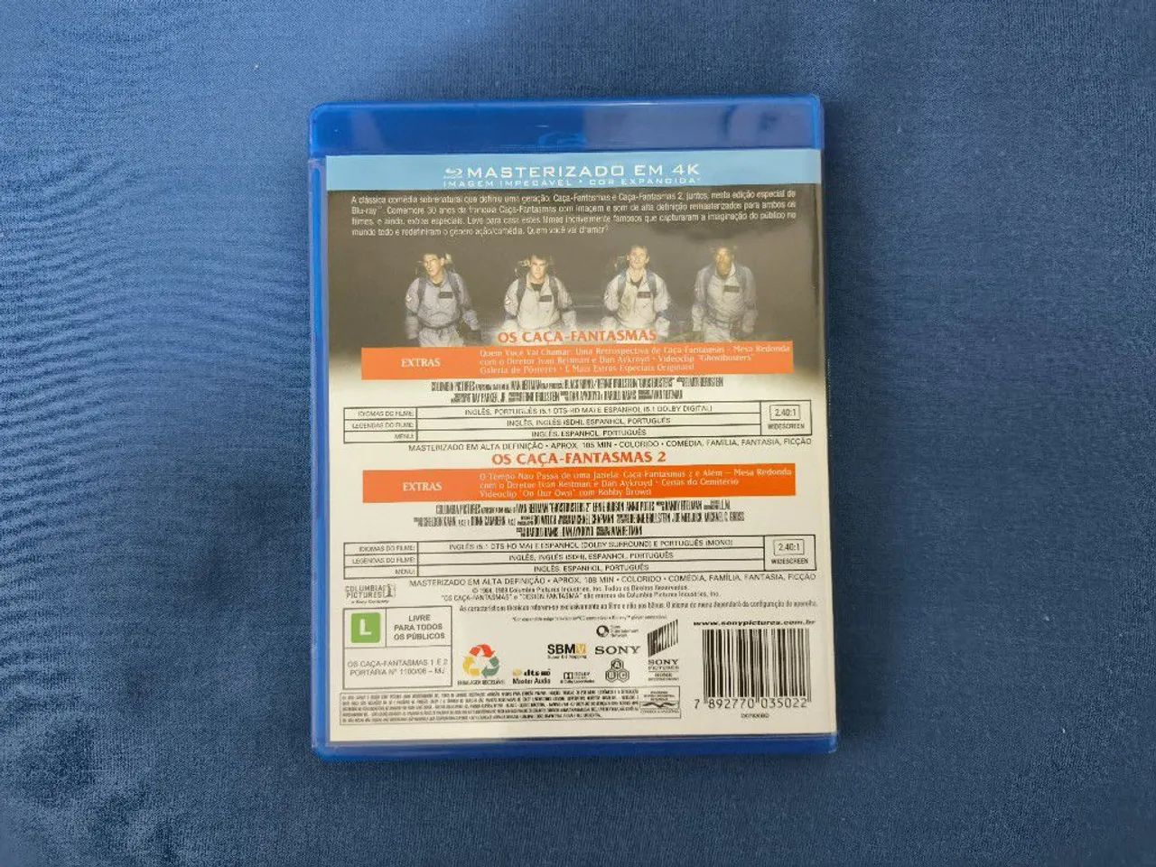 Blu-ray - Os Caça-Fantasmas 1 e 2 - Foto 3