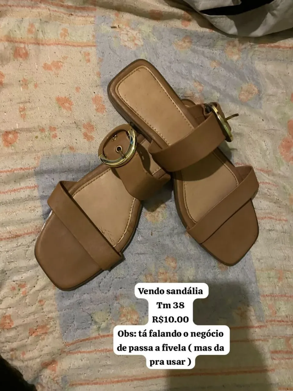 Sandália feminina tamanho 38