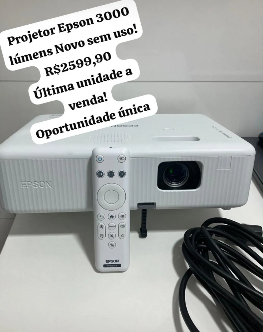 Projetor Epson 3000 - Última unidade