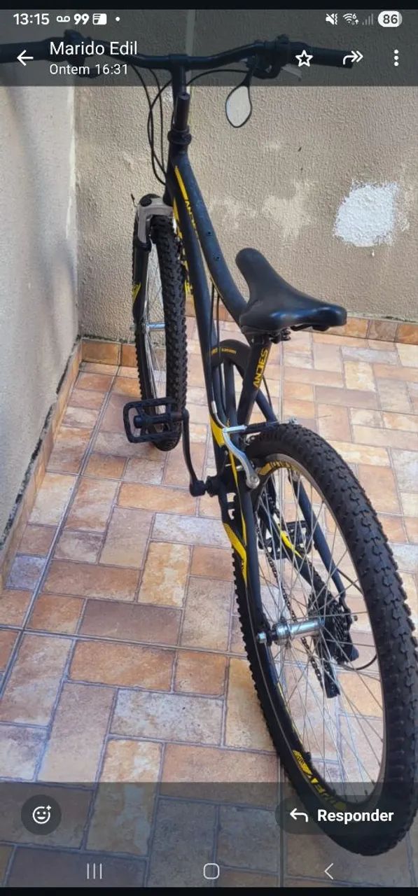 Bicicleta caloi aro 26 semi nova - Foto 4