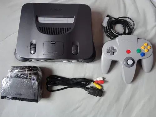Nintendo 64 Completo + Everdrive com TODOS os Jogos!