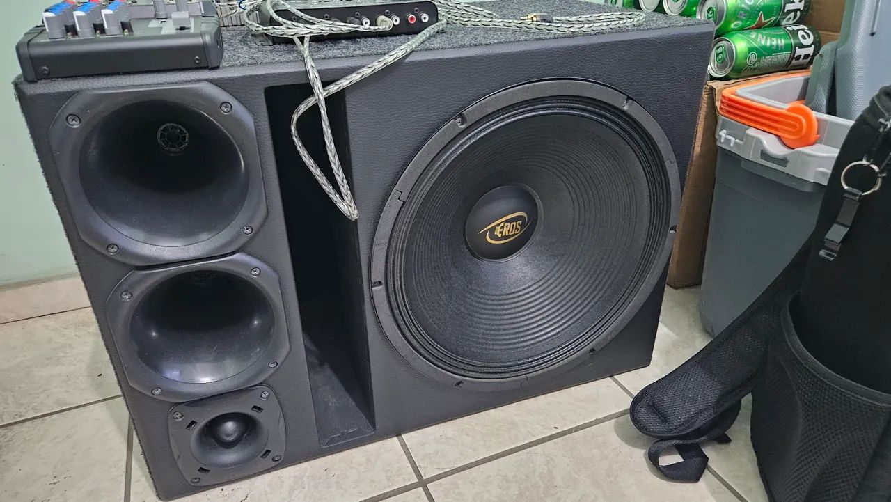 Som Completo - Woofer Eros 15