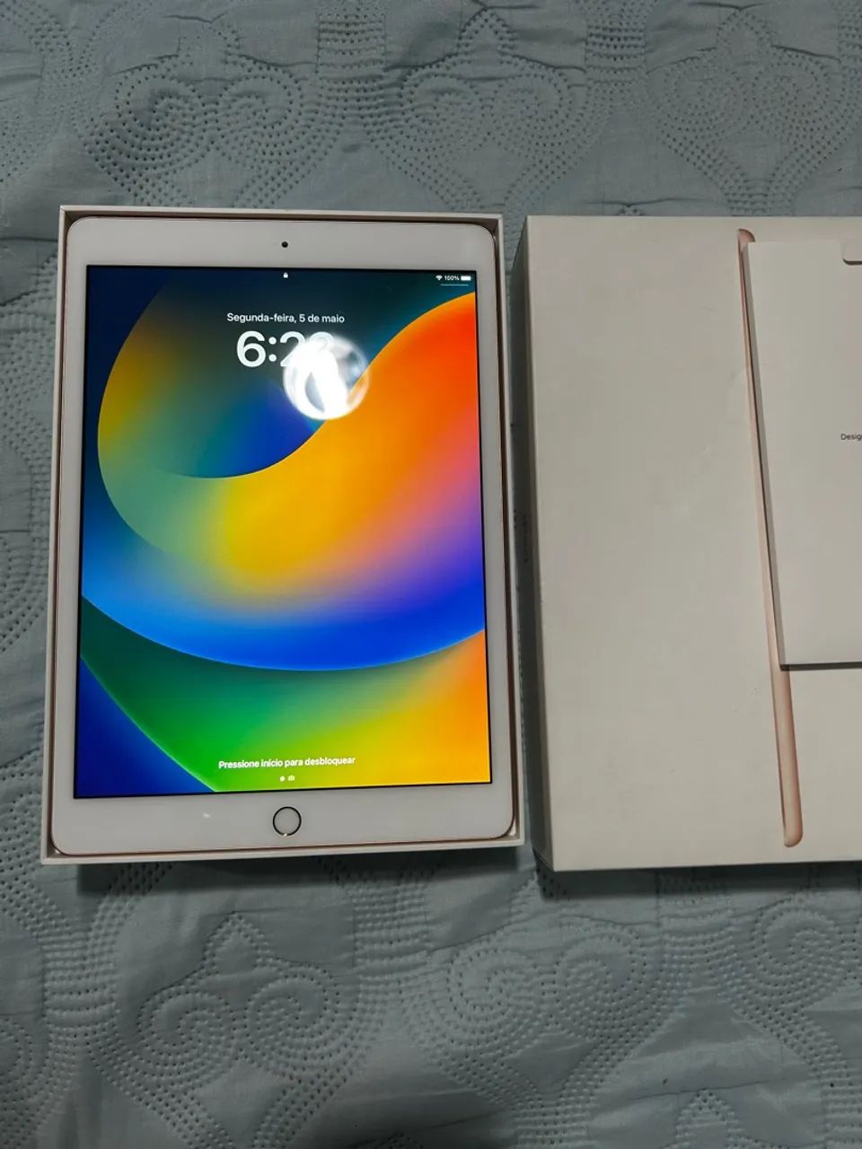 Ipad 8ª geração 32GB rose + WB pencil - Foto 5