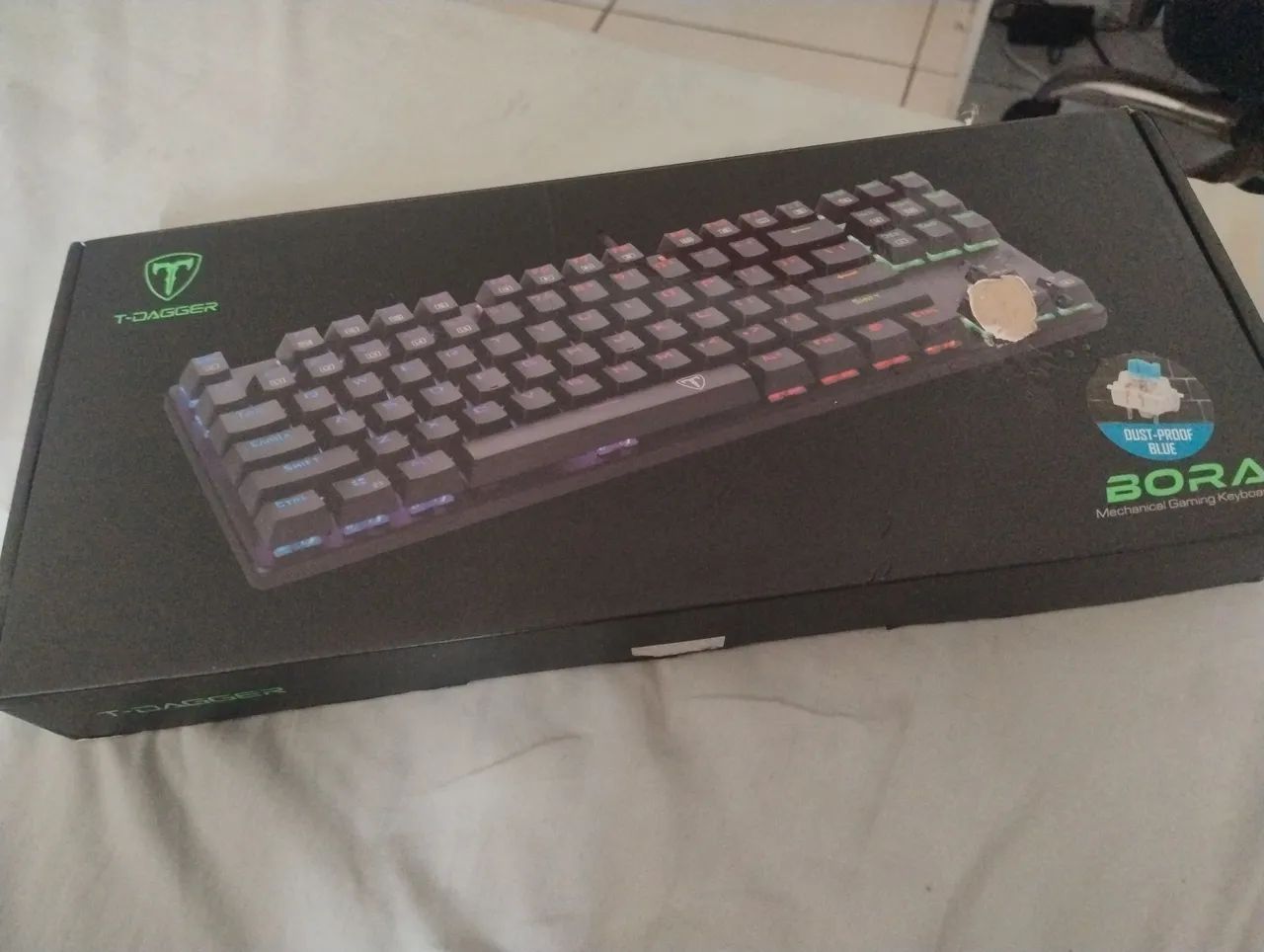 Teclado Gamer Mecânico T-Dagger com Switch Azul - Foto 3