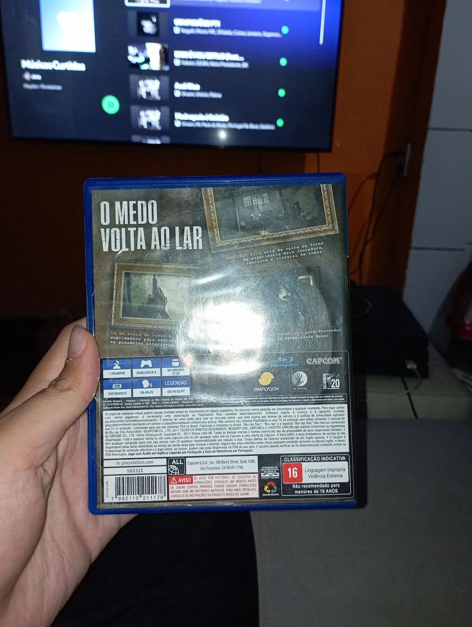 Resident Evil 7 Biohazard PS4 Troco em God of war Ragnarok ou homem aranha  - Foto 2