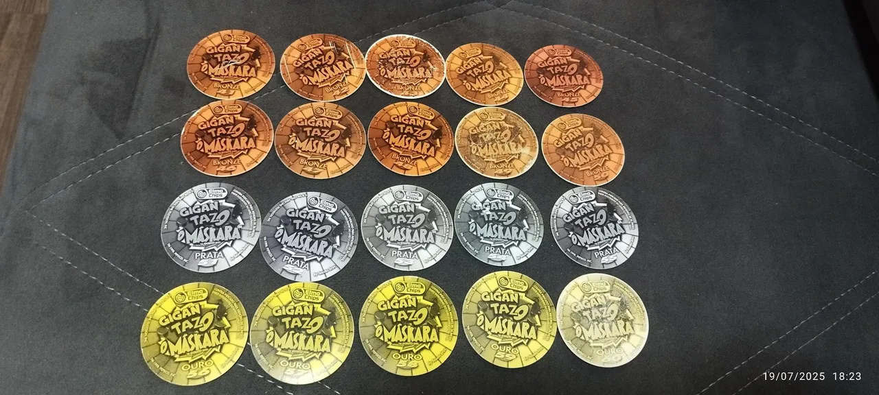Coleção Gigant Tazo Ô Maskara Elma Chips