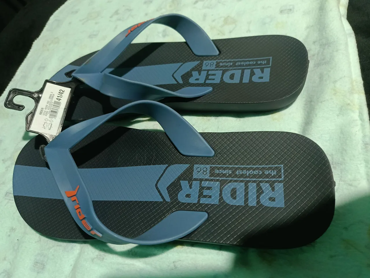Chinelo Rider Azul - Tamanho 41/42