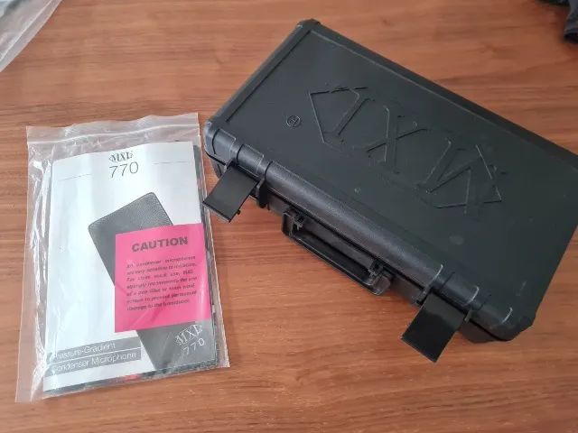 (FRETE GRATIS) Microfone MXL 770 Na Caixa - com estojo e shockmount. - Foto 2