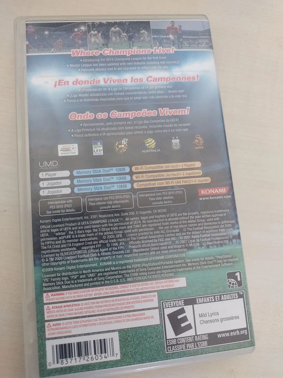 PES 2010 - Pro Evolution Soccer - PSP - Foto 2