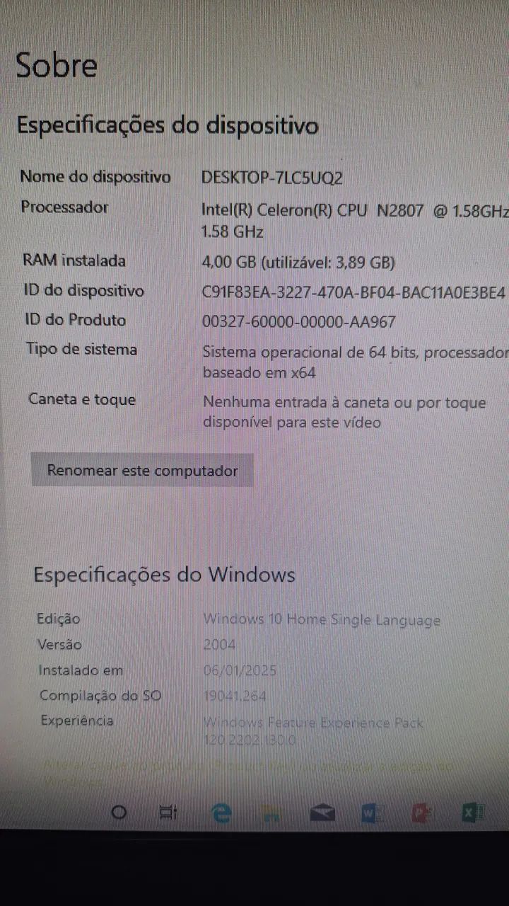 Kit Comput Positivo DESKTOP, INTEL CELERON, 4GB, MI 250GB+ IMPRES/ESC CANON 4111 - Foto 4