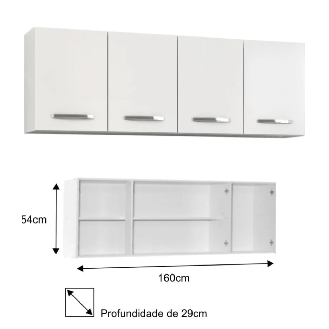Armário aéreo  1.60cm - pronta entrega 