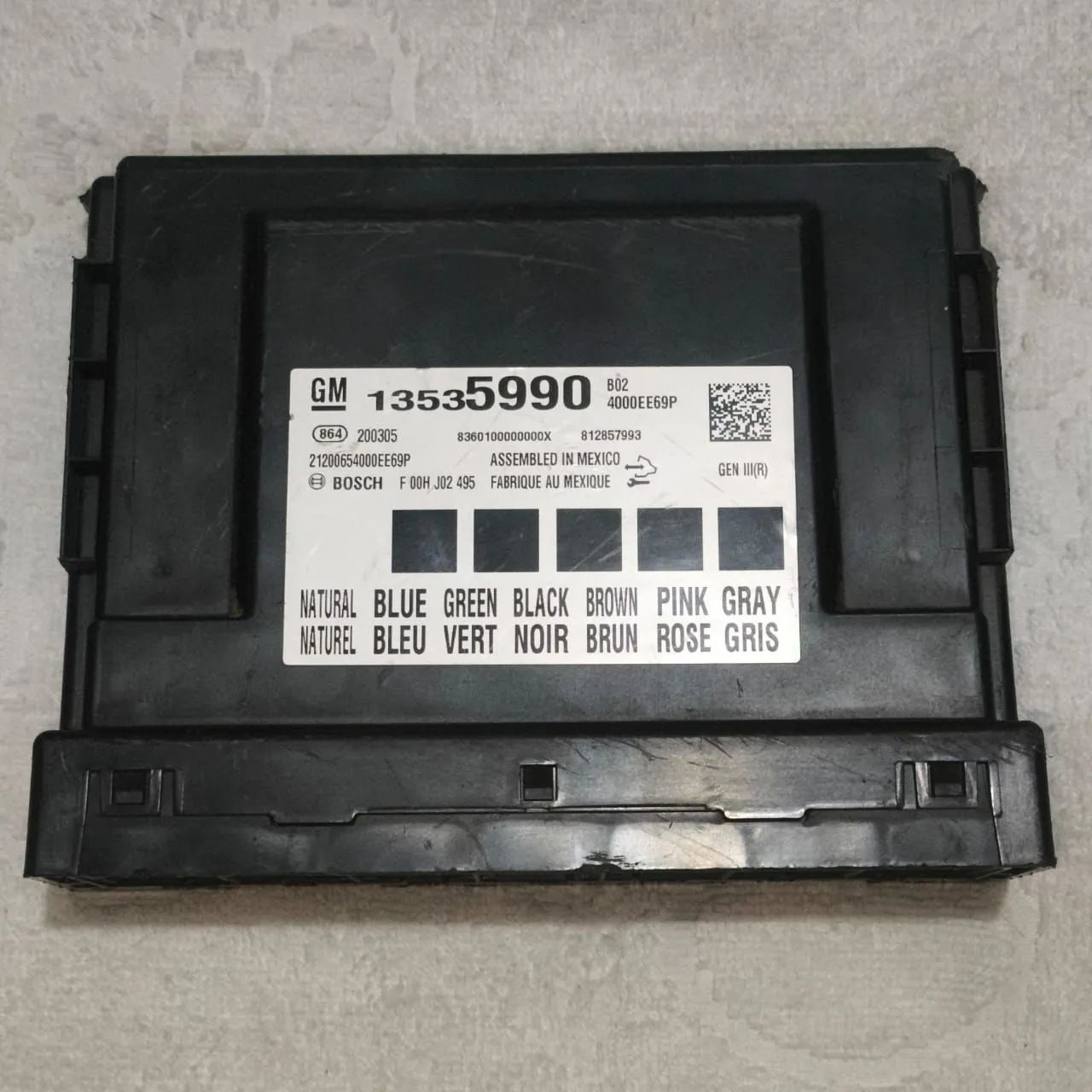 Módulo Conforto Cabine S10 TrailBlazer 2019/2024 13535990 - Foto 2