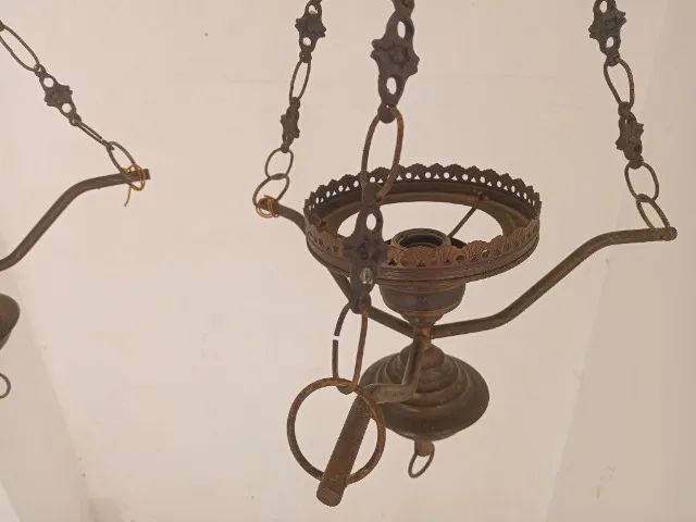 Lustre de metal antigo! - Foto 4