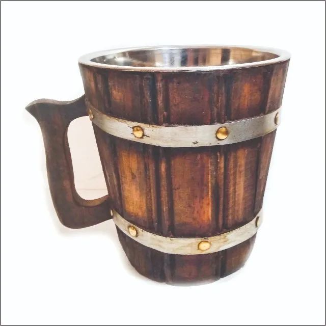 caneco de chopp de madeira oktoberfest