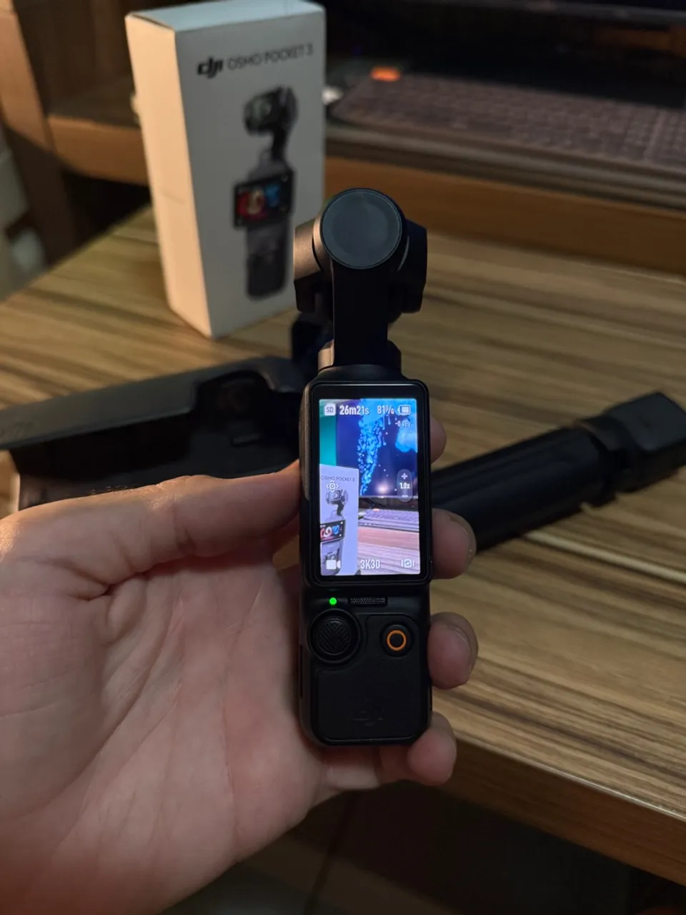Dji Pocket 3 - Com acessórios completa