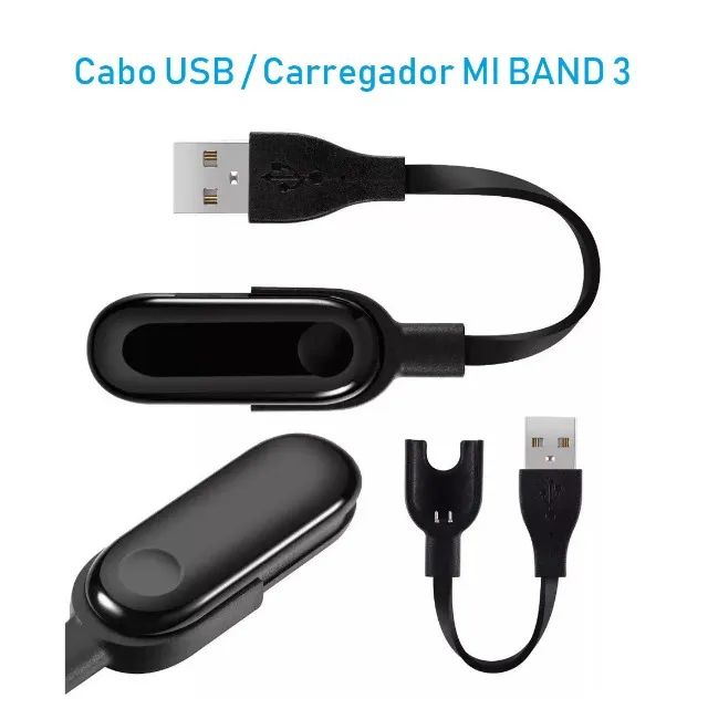 Cabo Usb Carregador Xiaomi Mi Band 3