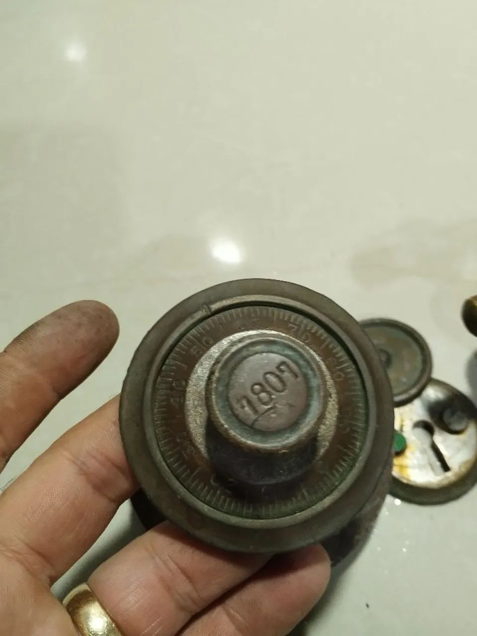  Fechadura Mecânica vintage