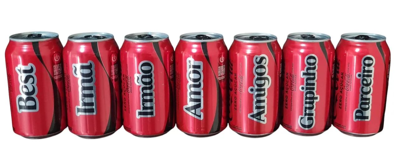Kit 7 Latas de Coca-Cola Zero Açúcar - Edição Limitada (Lacradas)