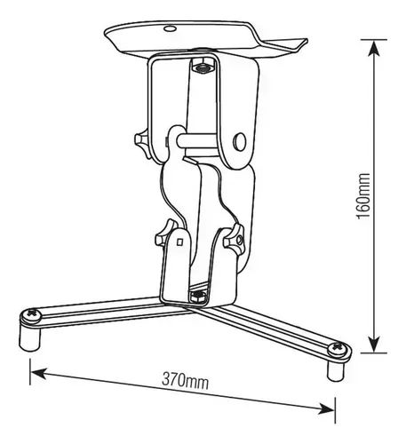 Suporte de Teto para Projetor Sbrp757 - Foto 3
