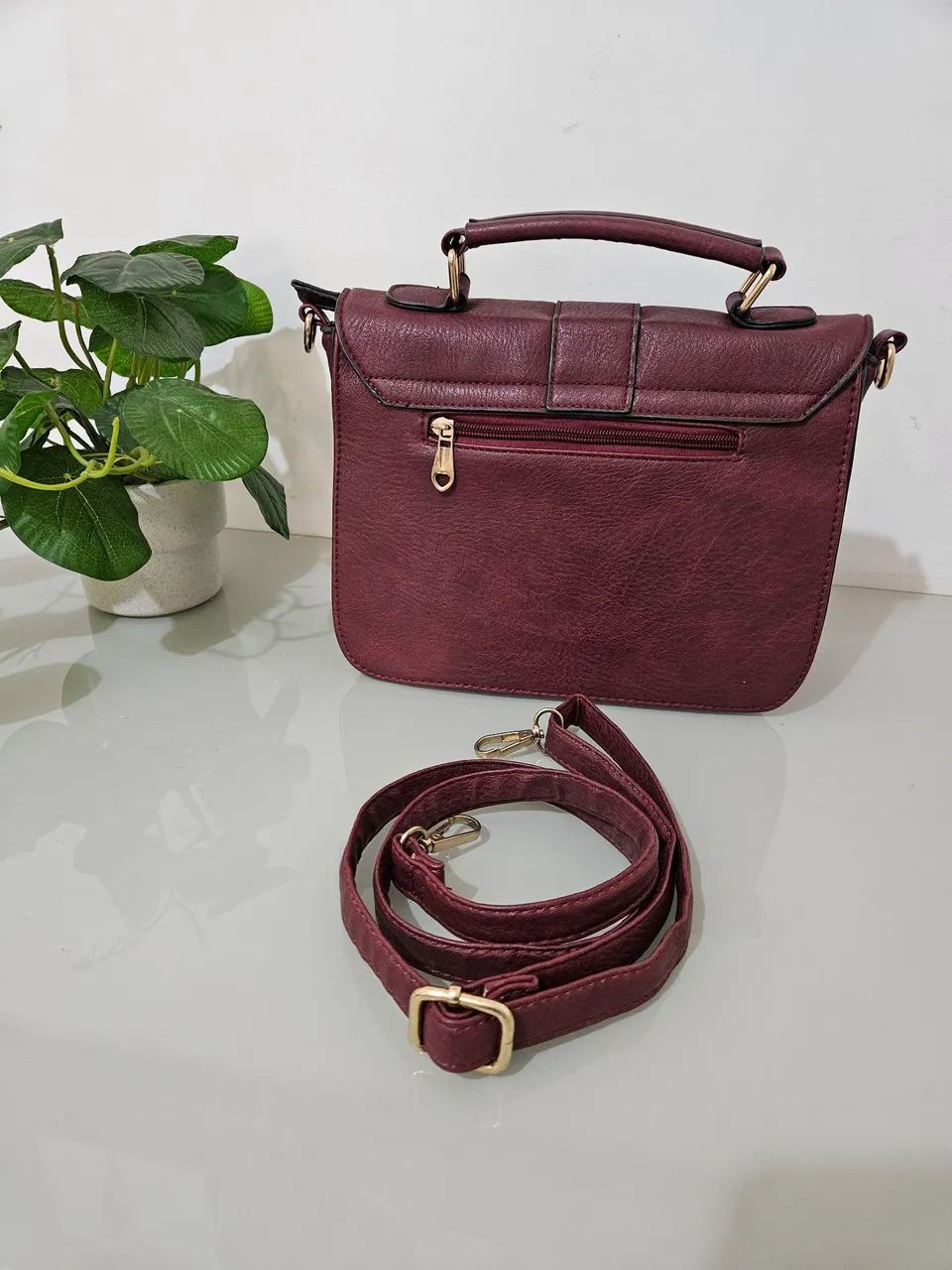 Bolsa Feminina Elegante - Marsala - Foto 2