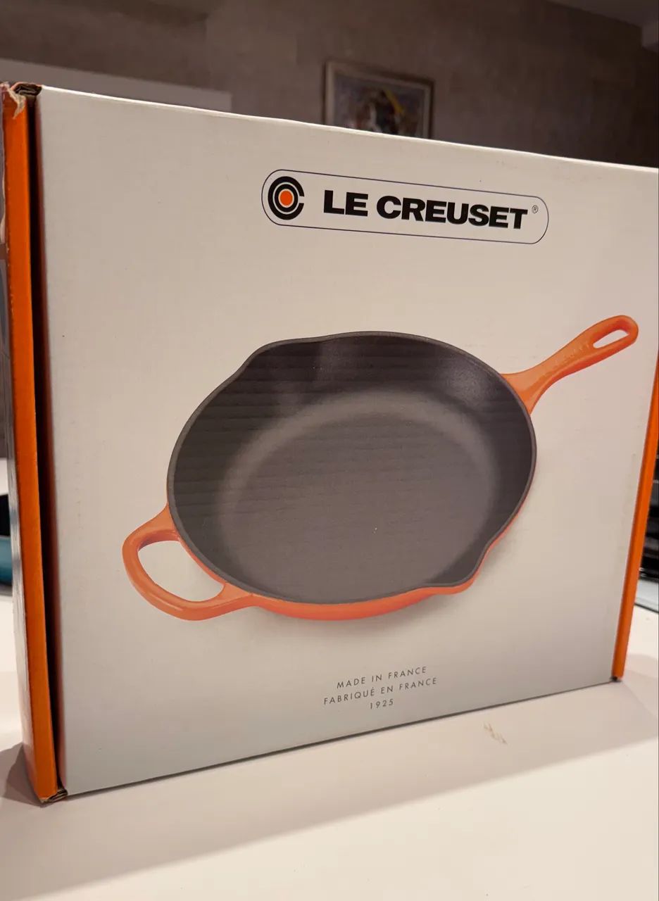 Frigideira Le Creuset Skillet Redonda 26cm Signature - Caribe - Foto 4