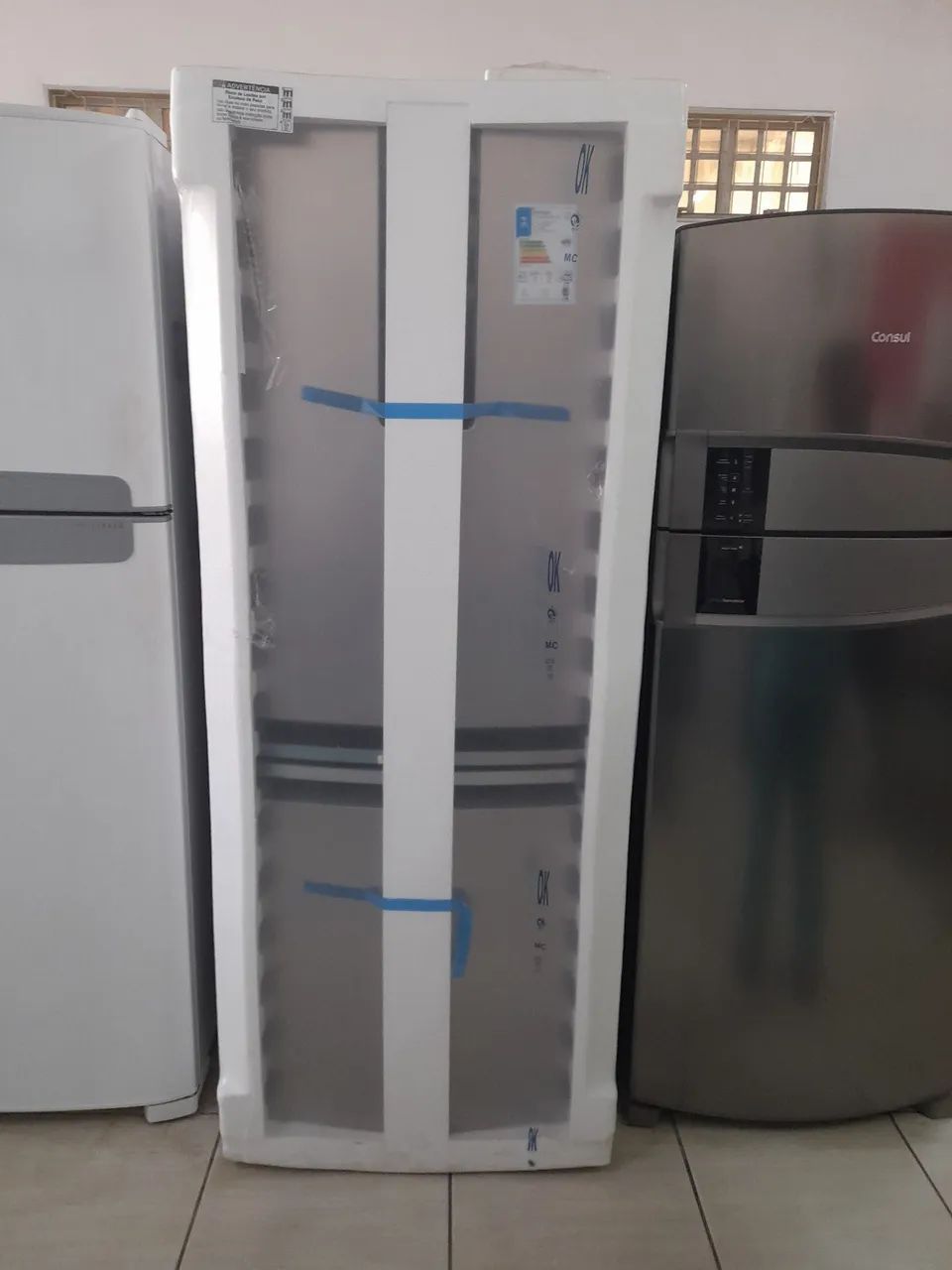 Geladeira Brastemp frost free inverse inox nova
