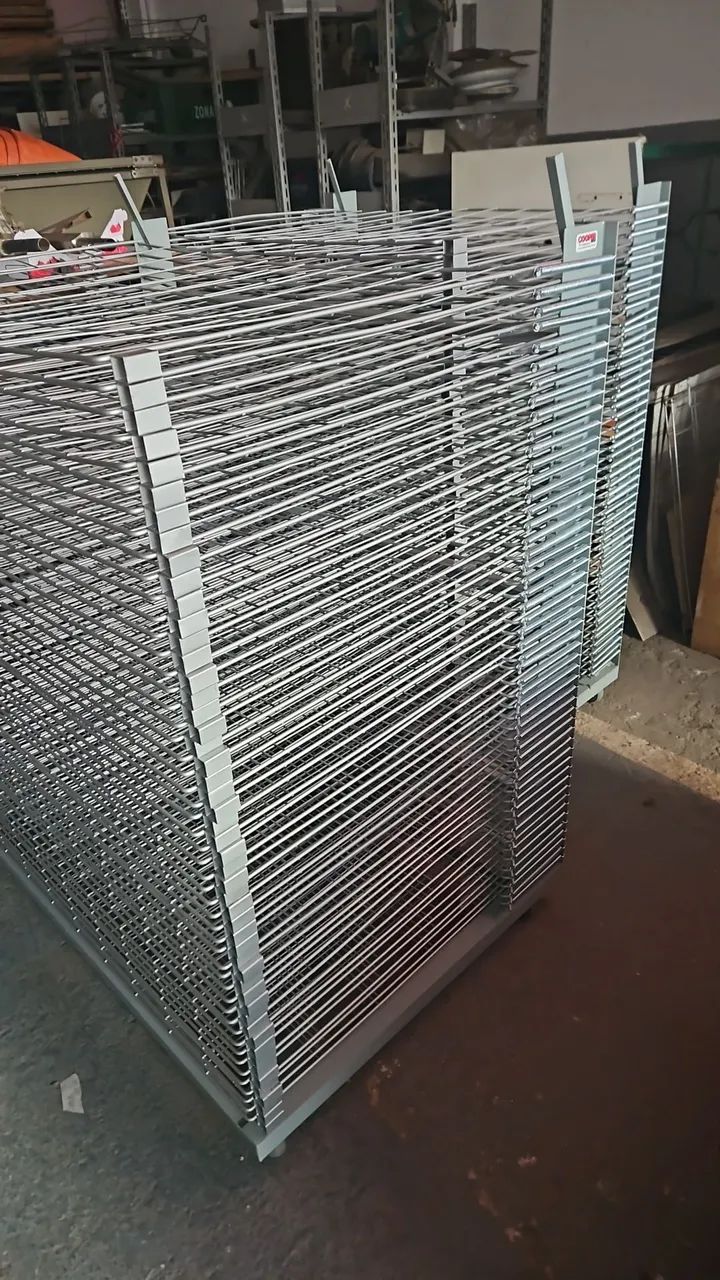 secador metalico 80x120cm e 70x100cm