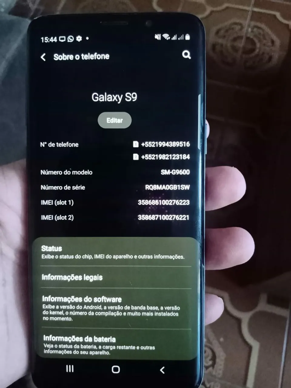 Samsung Galaxy S9 128GB/4Gb Ram - LEIA
