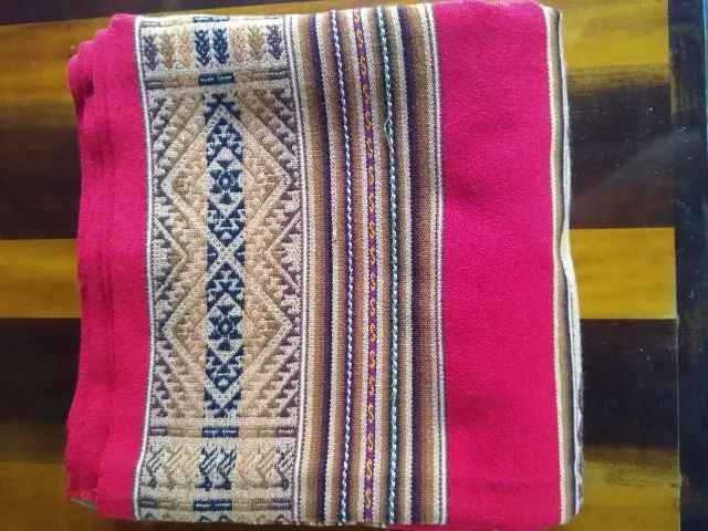 Manta Peruana sofá cama tapete