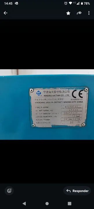 Injetora Haitian 80 Ton. 115 gramas! - Foto 4