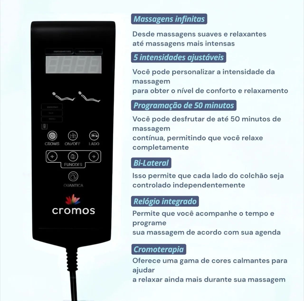 Colchão Magnético com Massagem a vácuo  - Foto 2