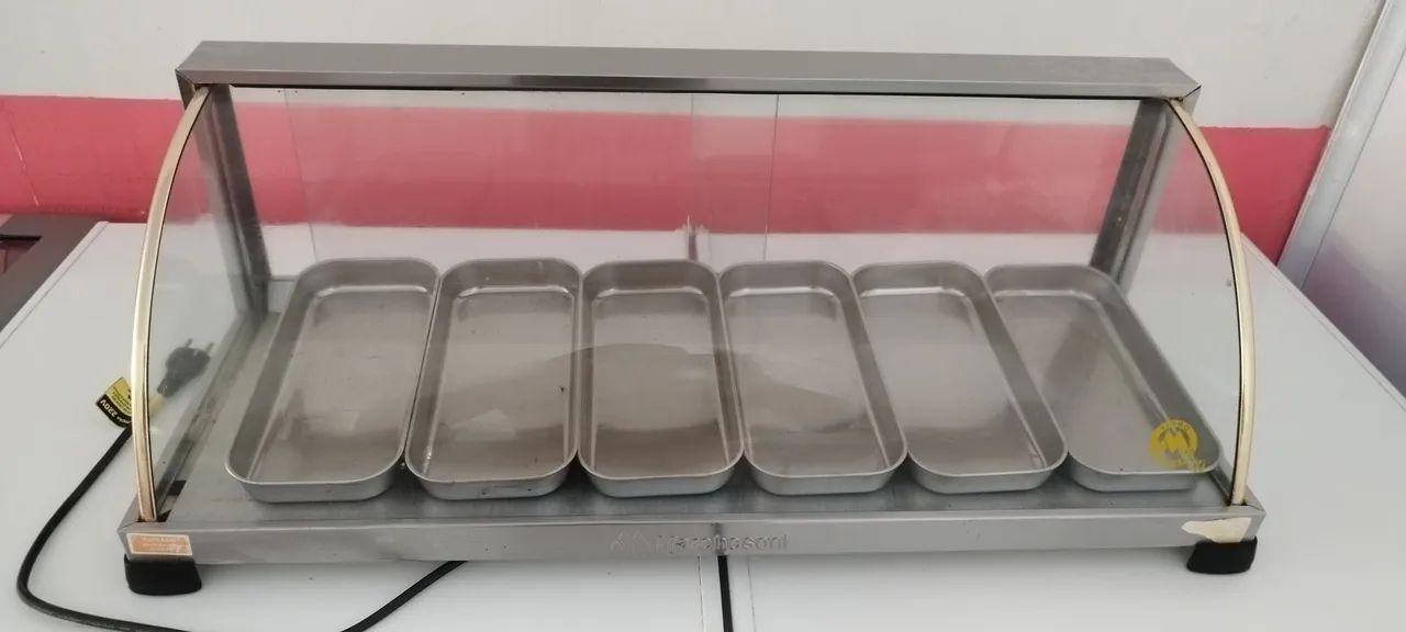 Vitrine para Alimentos Quentes - 6 Gavetas