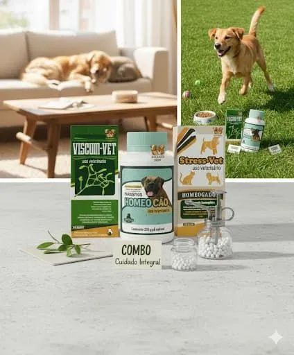 Combo Viscum-vet tratamento de câncer Homeocao e Stress -vet 