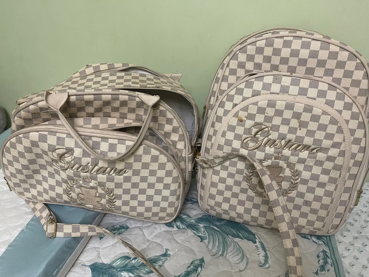 Kit Maternidade e Mochila Personalizados Gustavo