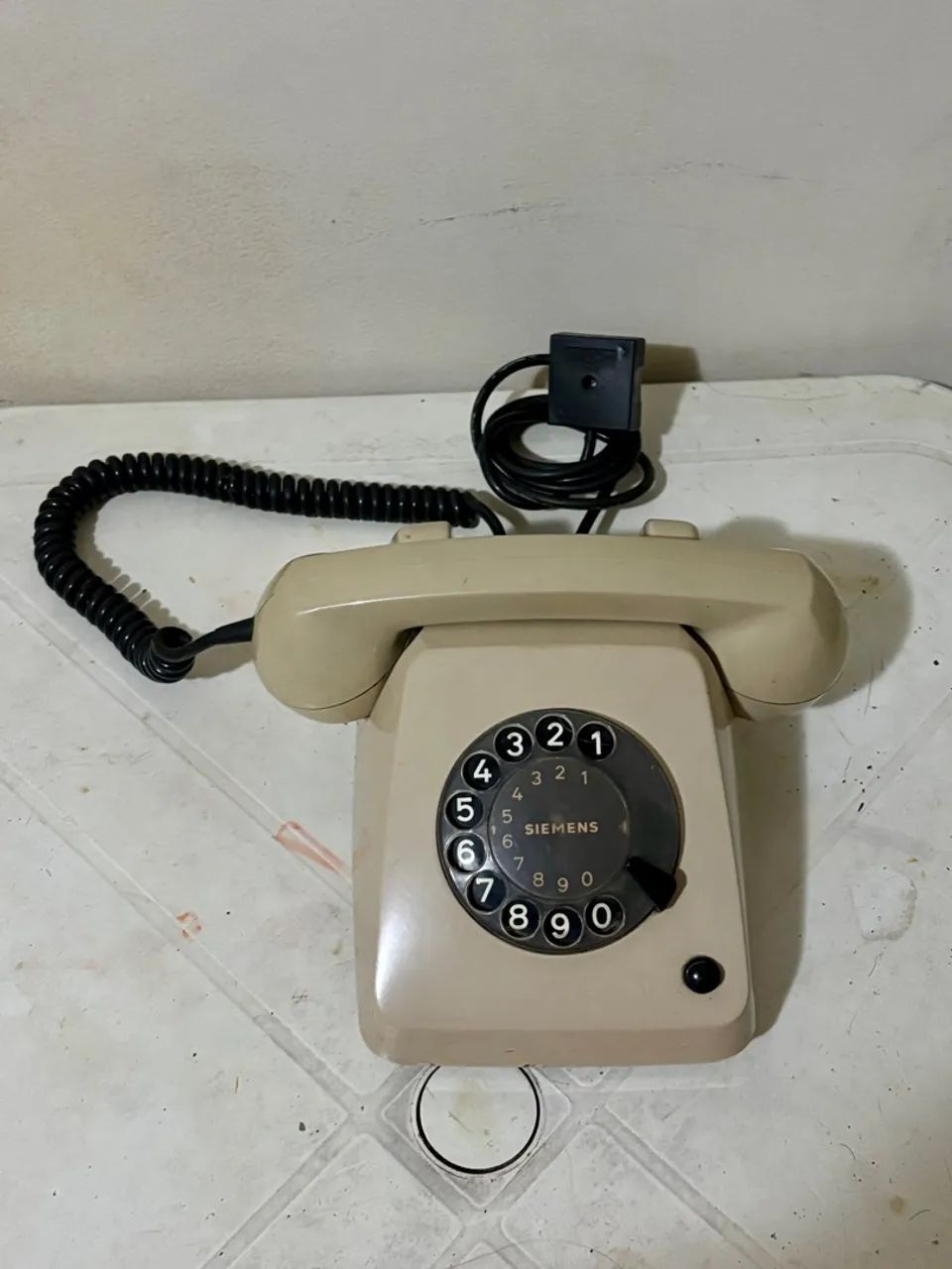 Telefone Antigo Disco Siemens