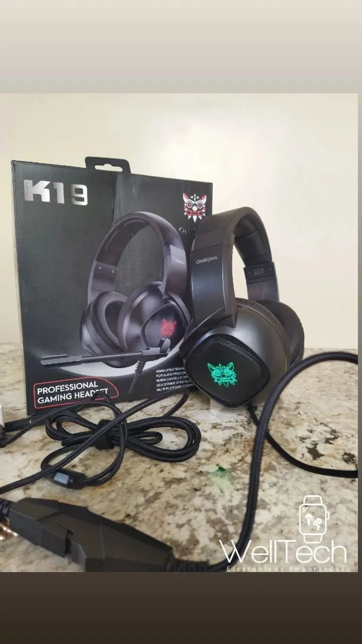 Headset Gamer Onikuma K19 - Novo