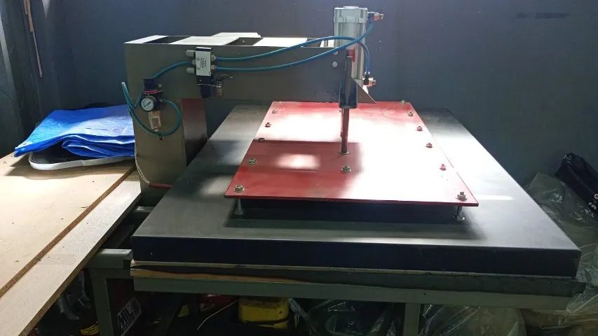 Prensa Termica Sublimação Grande 1,10CM x 90CM Pneumatica - Foto 2