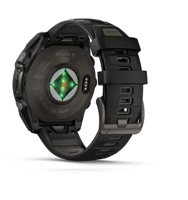 Relogio Garmin Fenix 8 - 51mm Solar Saphira Titanium Carbon - Foto 3