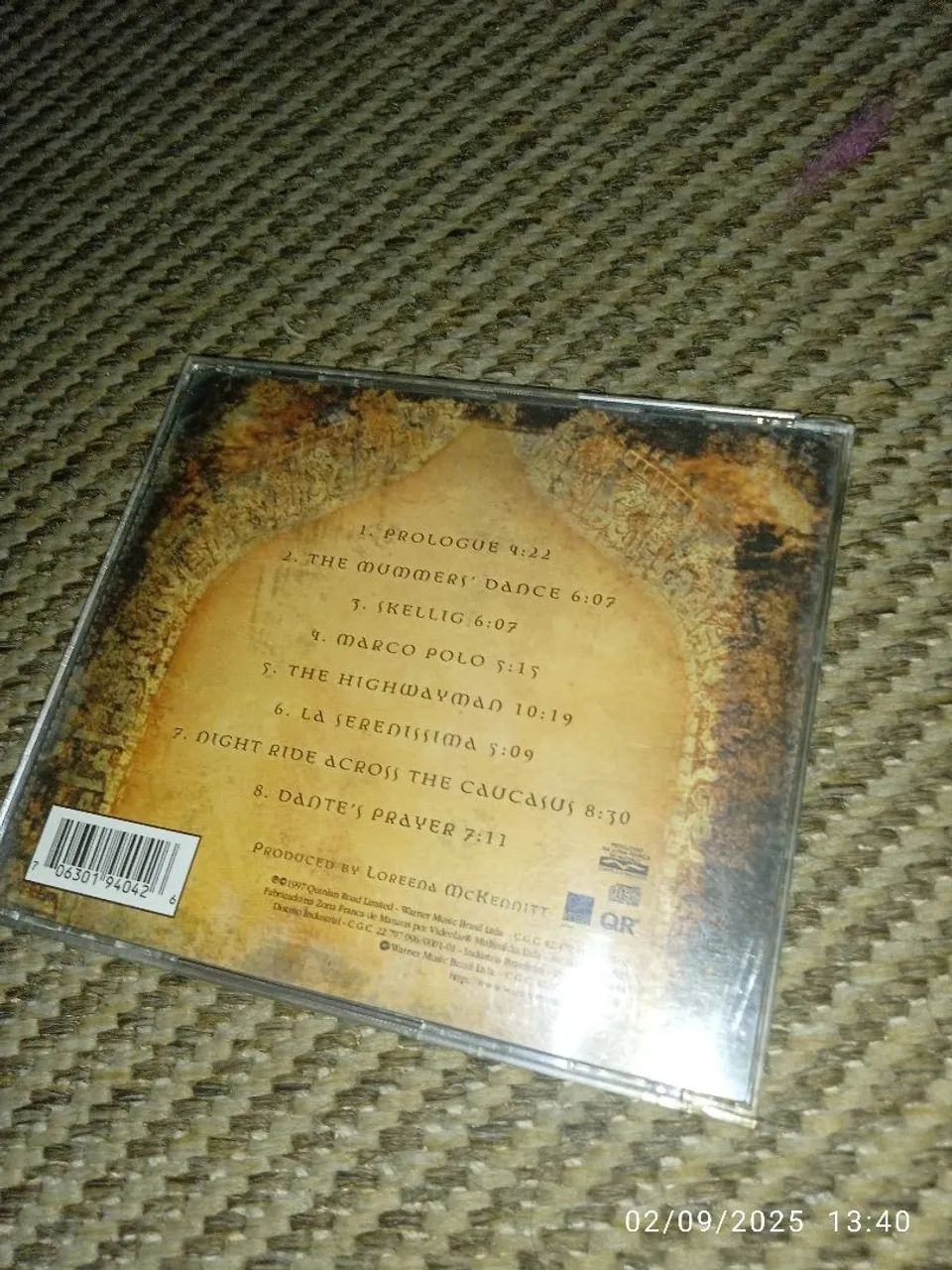 CD The book of Secrets Loreena Mckennit - Foto 5