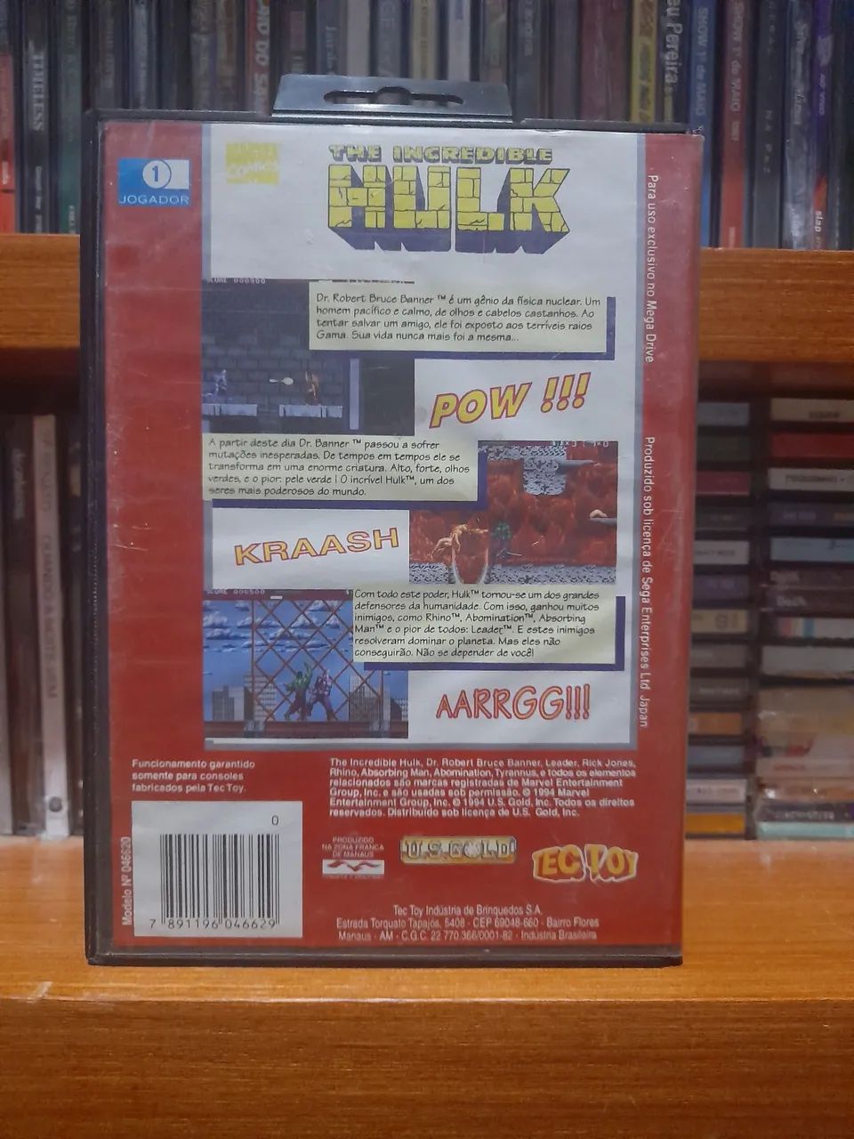 Jogo The Incredible Hulk para Mega Drive - Foto 2
