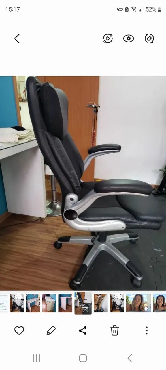 Cadeira ergonômica Gamer  - Foto 3