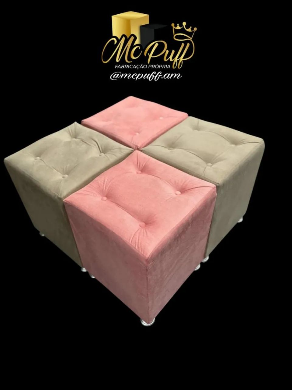 Puffs para decoração - Novo - Foto 3