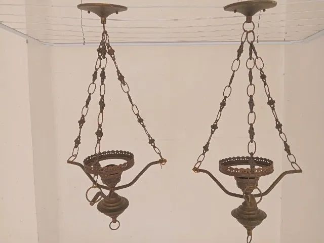 Lustre de metal antigo! - Foto 3