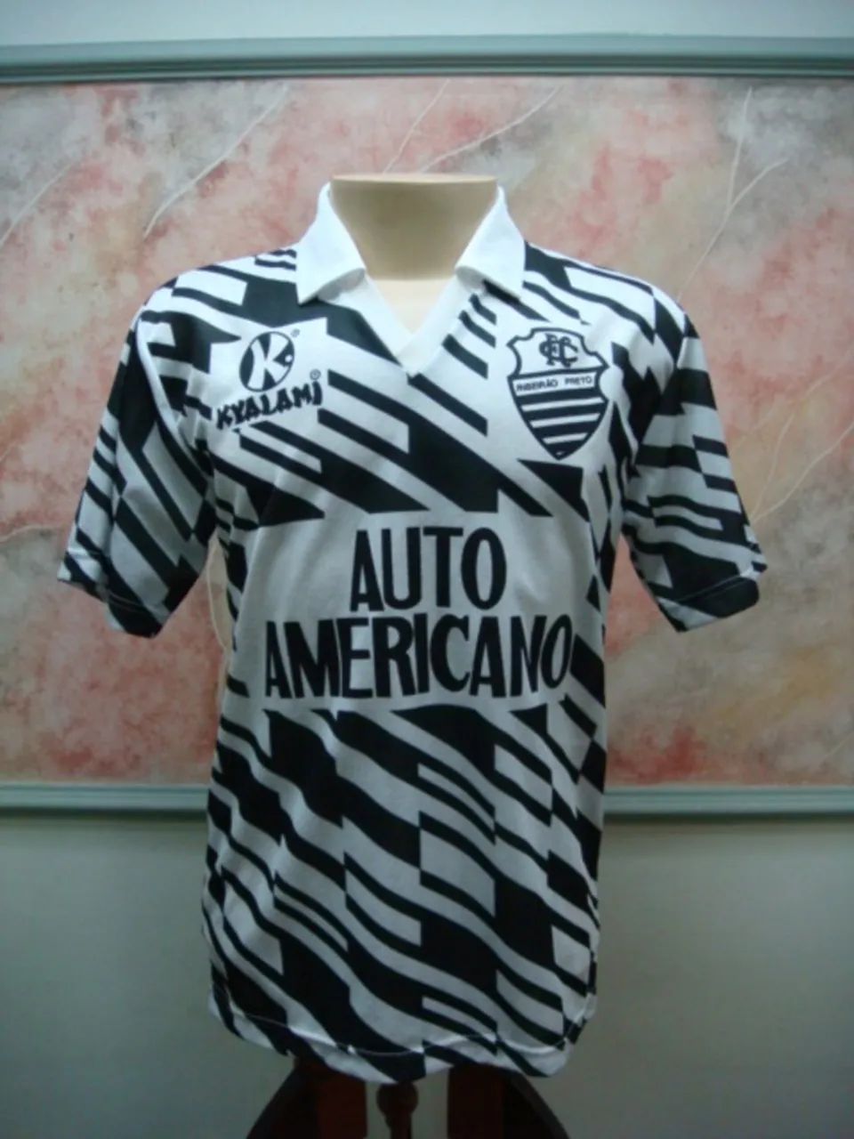 Camisa Futebol Comercial Ribeirão Preto SP Kyalami Jogo 1800