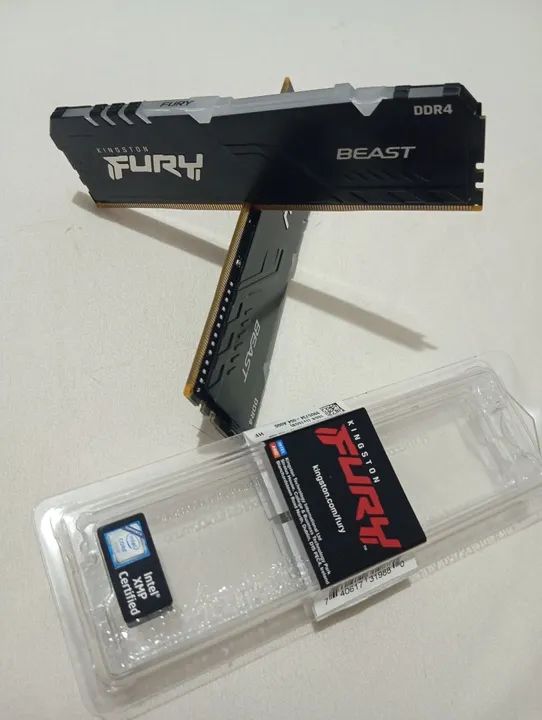 Kingston Fury DDR4 RGB 16GB (2 X 8gb) 3200MHz   - Foto 2