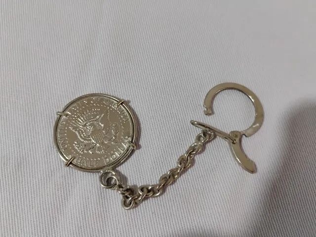 CHAVEIRO PRATA MEIO DOLAR - Foto 2