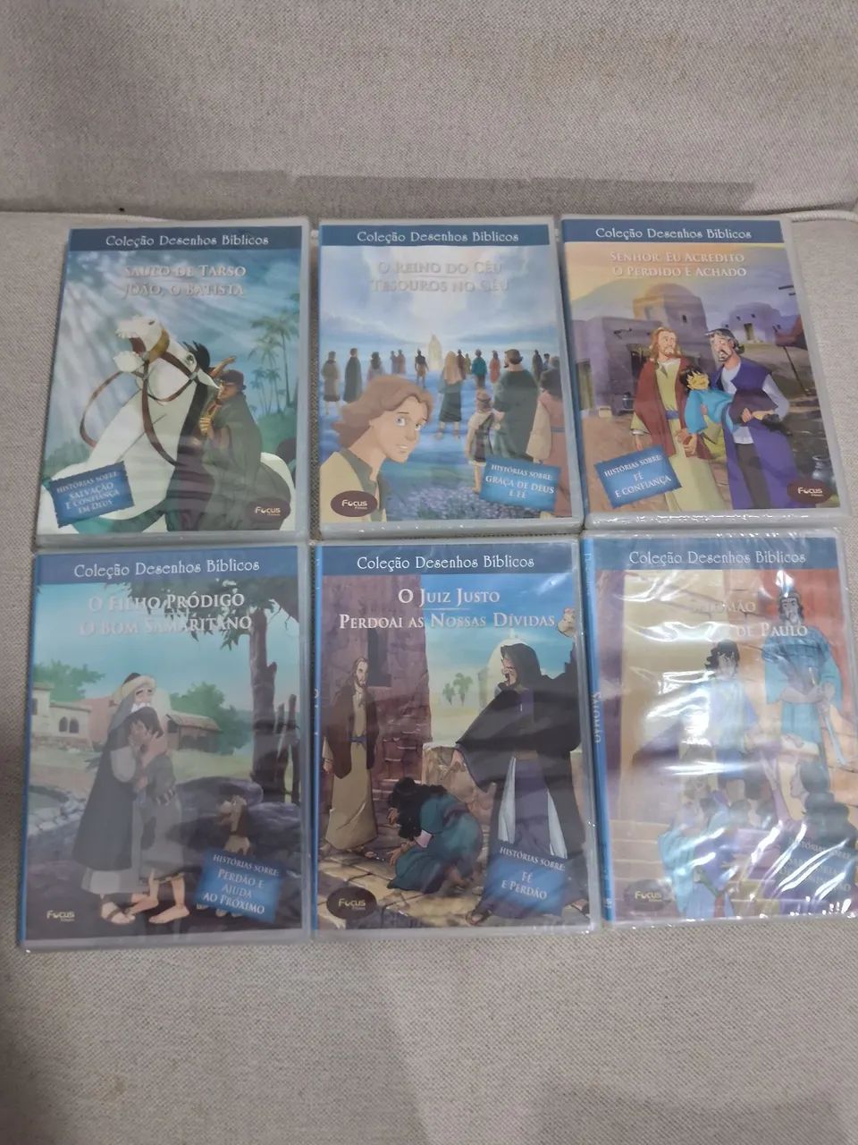 Coleção em dvds Dezenho biblico 18 dvds - Foto 2
