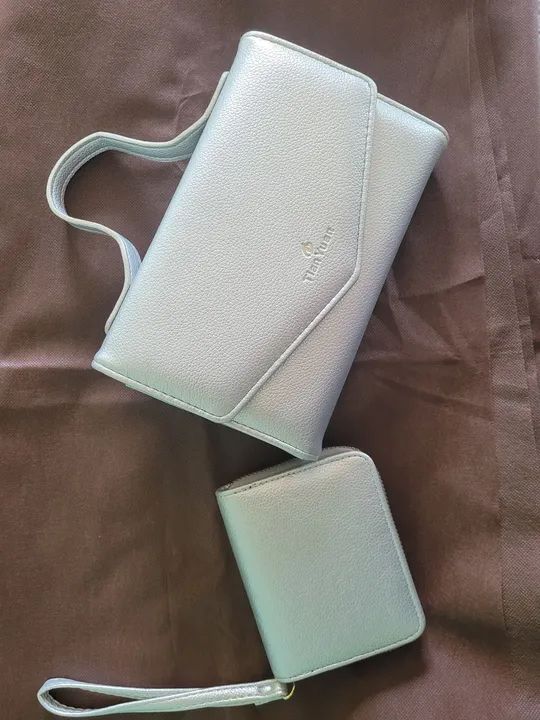 Bolsa prata para festa - Foto 2