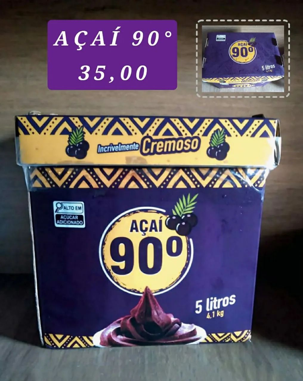 Açaí  90° 5 Litros